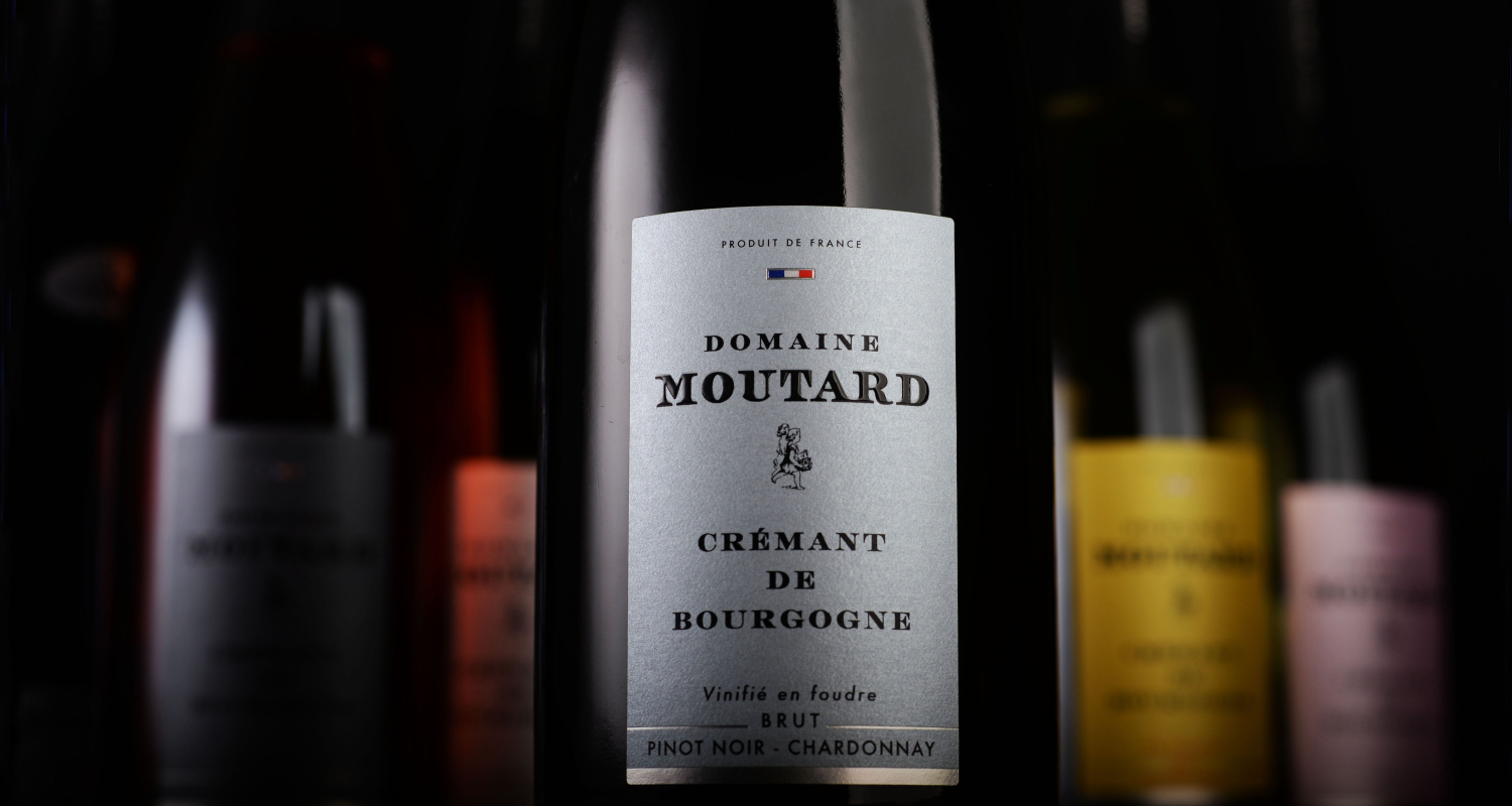 MOUTARD Crémant bottles